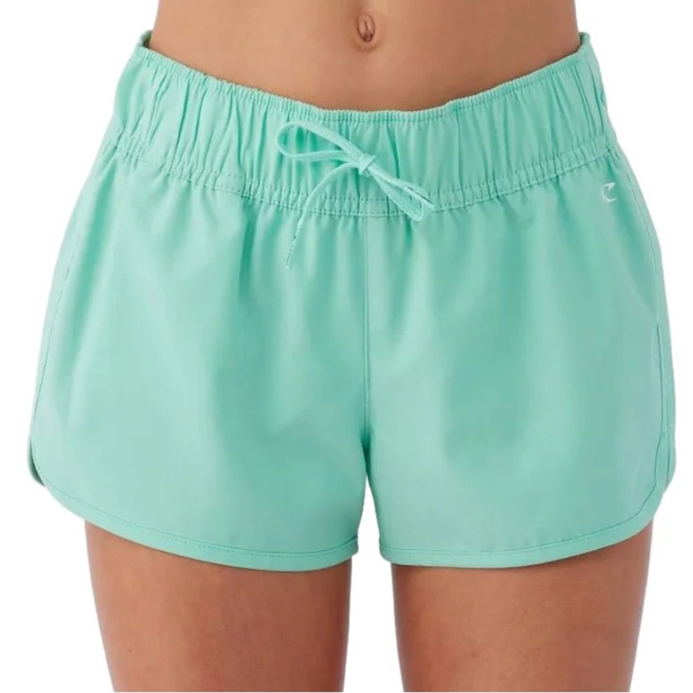 NWT O'Neill Girls Lane Solid Stretch 2 Boardshorts Color: Ocean Wave Size 7